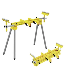 CAVALLETTO-CERRELLO-SUPPORTO PIEGHEVOLE COMPA PER TRONCATRICI UNIVERSALE. CON RULLIERE LATERALI ALLUNGABILI.